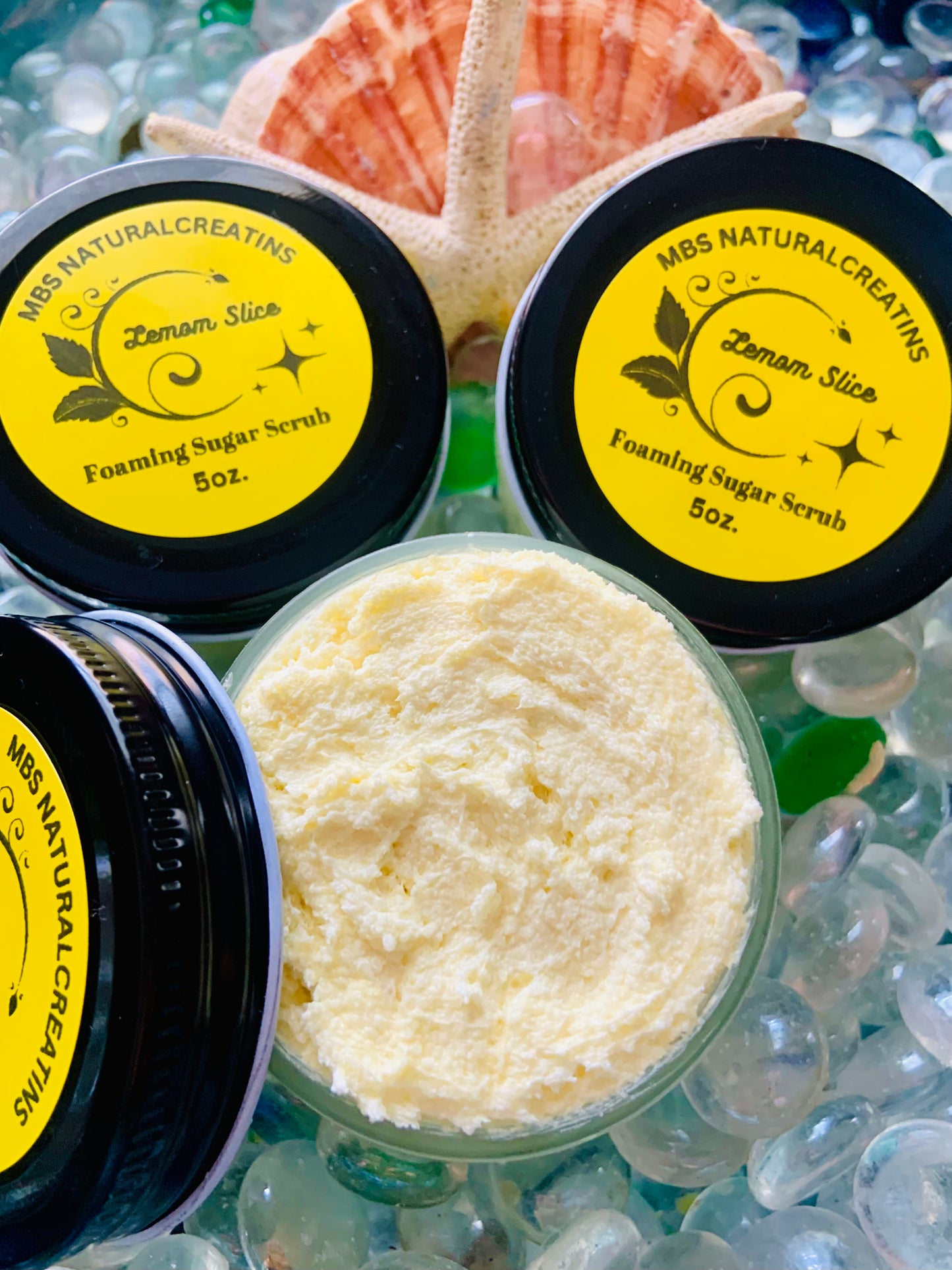 LEMON SLICE foaming sugar scrub