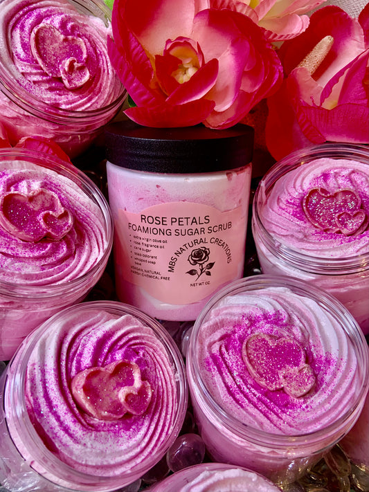 ROSE PETALS 8oz Sugar Scrub